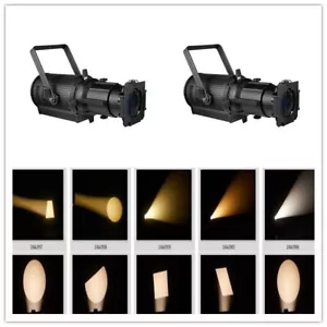 2pc 300W LED Profile cob Leko light Warm White 2in1 26° Ellipsoidal Spot light - Picture 1 of 5