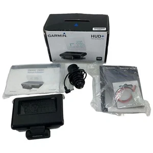 Garmin HUD+ Head Up Display Plus Navigation Bluetooth GPS Black Boxed Used - Picture 1 of 14