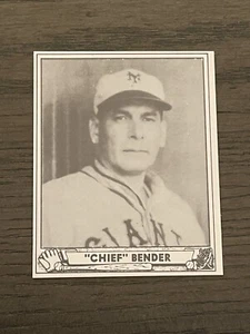 1986 CCC 1940 Play Ball Reprint Chief Bender #172 New York Giants - Picture 1 of 2