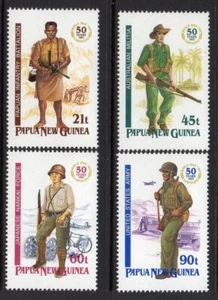 PAPÚA NUEVA GUINEA MNH 1992 SG671-74 50o Aniversario de las Campañas de la Segunda Guerra Mundial - Imagen 1 de 1