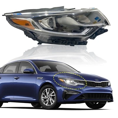 For 20192020 Kia Optima Headlight w/ Halogen LED DRL Projector w/ Bulb Passenger - Image 1 of 4