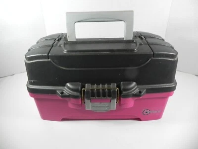 Creative Options Pink Two Tray Plastic Organizing Craft Box 24 Compartments - Image 1 of 4