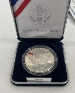 2007-P Little Rock High School Desegregation Proof Silver Dollar - Picture 1 of 7