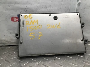 05 DODGE RAM 5.7 2WD AT ECM ECU engine control MODULE PCM P56028 958AF  - Picture 1 of 7