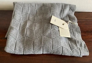 Gorgeous Wool & Cotton Elk Eura Scarf- Grey, New With Tags - Picture 1 of 7