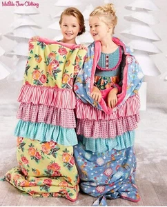 Matilda Jane sacco a pelo coperta rose gialle shabby chic volant tappetino per dormire - Foto 1 di 12