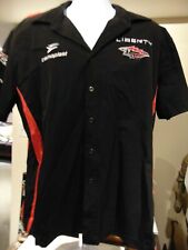 Polaris Racing Men's Embroidered Shirt Short Sleeve Button Down NWOT large