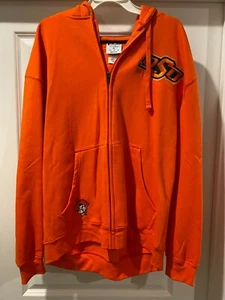 NEW CHAMPION MENS XL JACKET HOODY OKLAHOMA STATE UNIVERSITY COWBOYS FOOTBALL BAS - Picture 1 of 9