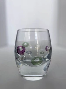 4 Vintage Block Crystal Old FashioneGlasses Cabaret Discontinued Weighted Bottom - Picture 1 of 3