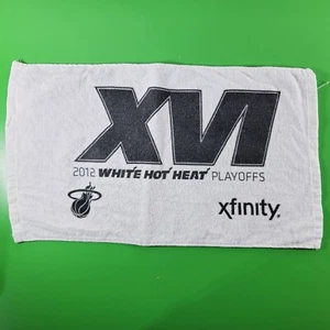 Miami Heat WHITE HOT HEAT PLAYOFFS | Original Bench Towel | 2012 NBA Playoffs - Picture 1 of 6
