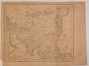 B&W copper-plate map Afrique Africa Dufour 1828 Vosgien - Picture 1 of 22