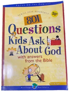 801 Questions Kids Ask about God~2000 Hardback - Imagen 1 de 4