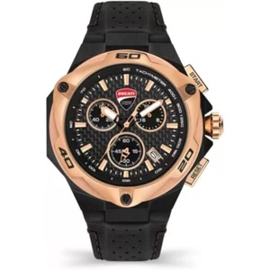 Orologio ducati cronografo uomo in pelle nero 49mm DTWGC2019010 - Imagen 1 de 2