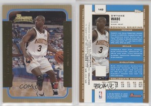 2003-04 Bowman Rookies Gold Dwyane Wade #149 Rookie RC HOF