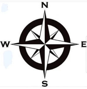 COMPASS Vinyl Decal -Sticker for Car Truck Bumper Wall Window Laptop Bottle - Foto 1 di 2