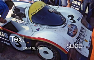 PORSCHE 956 VERN SCHUPPAN JOHN WATSON SPA 1000KM 1984 SLIDE 35MM PHOTOGRAPH PIT - Picture 1 of 1