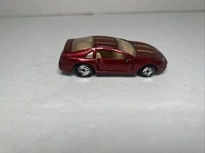 Vintage Hot Wheels 1989 Nissan 300ZX Rare Metal Flake RED Doors Open Loose Car!! - Picture 1 of 7
