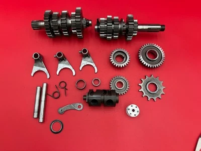 1994 - 1997 KTM 250 300 EXC MXC SX TRANSMISSÃO COMP ORIGINAL DO FABRICANTE COM TAMBOR E GARFOS - Imagem 1 de 4