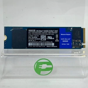 Western Digital 2280mm WD Blue SN550 500GB M.2 NVMe Gen 3.0 x 4 SSD - Photo 1/5