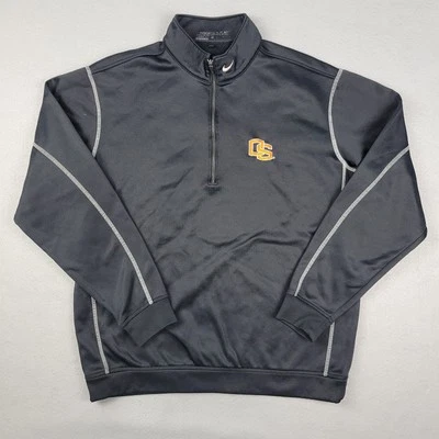 Nike Oregon State Beaver Sweater Mens Medium Quarter Zip Therma Fit Golf Black - Image 1 of 4