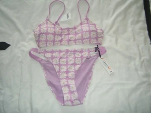 John Lewis Anyday Cosmos Bikini Set Pink Floral Size UK 10 *BNWT* - Picture 1 of 4