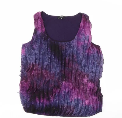 Marks and Spencer Women's Purple Sleeveless Tank Top — 第 1/4 张图片