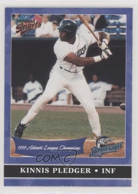 2000 Multi-Ad Sports Bridgeport Bluefish 1999 Champions Set Kinnis Pledger #2 - Image 1 of 2