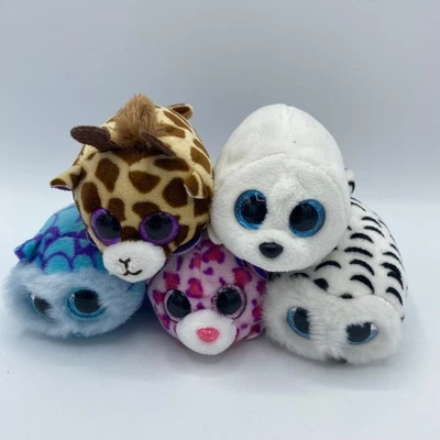 TY Beanie Teeny Tys Boos STACKABLES small sizes lot of 5, no tags, Mabs, Nellie - Image 1 of 4