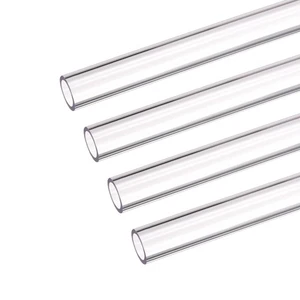 PETG Tubing Hard 12mm ID, 16mm OD, 50cm Length, High Transparent Clear 4pcs - Afbeelding 1 van 7