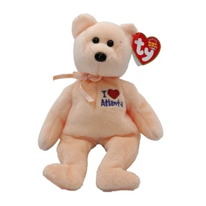 Ty Beanie Baby Atlanta - MWMT, Bear Love - Picture 1 of 1
