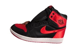 Nike Air Jordan 1 RETRO HI OG BLACK/UNIVERSITY RED-WHITE Noir - Picture 1 of 9