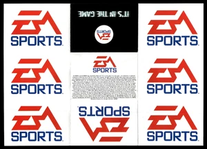 EA Sports "It's In the Game" Foldable Poster Insert (Nintendo 64) - Picture 1 of 4