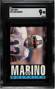 1985 Topps Dan Marino #314 SGC 9 MINT - Bild 1 von 2