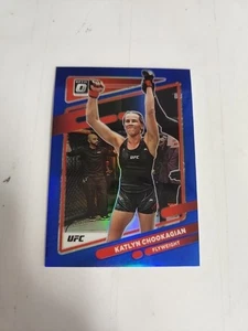 2022 Donruss Optic UFC Blue Refractor Katlyn Chookagian /99 Flyweight #61 - Bild 1 von 2