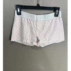 Boxer pantaloncino Brandy Melville stampa cuore bottoni coquette bimbo preppy comfort - Foto 1 di 8