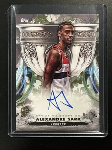2024-25 Topps Inception Alexandre Sarr #GCS-AS Auto RC /10 - Bild 1 von 2