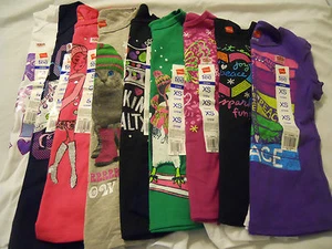Hanes Mädchen T-Shirts Grafik Top Crew Langarm Kinder - Bild 1 von 19