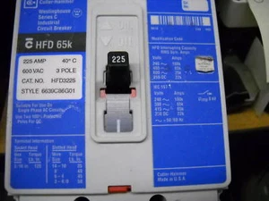 HFD3225 MARTELLO TAGLIABORDI 3P 225A 600V DEMOLITORE NOS - Foto 1 di 1