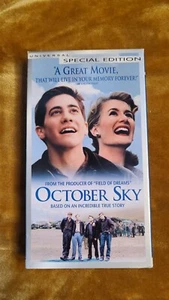 October Sky 2000 Special Edition VHS Jake Gyllenhaal Laura Dern - Picture 1 of 3
