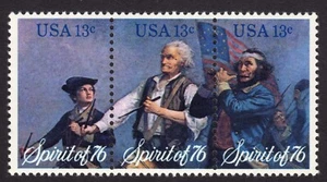 Scott #1631a Spirit of '76 Strip of 3 Stamps - MNH - Picture 1 of 1