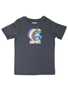 Fortnite Boys Gray Short Sleeve Llama Gamer T-Shirt Tee Shirt - Picture 1 of 1