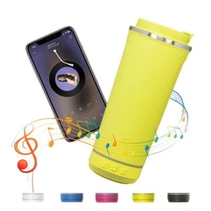 Stainless Steel Music Cup Outdoor Bluetooth Speaker 550ml Straight Tumblers New - Zdjęcie 1 z 6