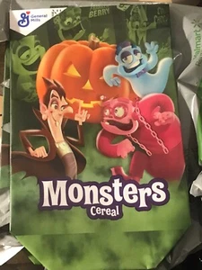 General Mills Monsters Cereal Reusable Trick Or Treat/ Tote Bag New W/O Tags - Picture 1 of 1