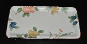 MIKASA COUNTRY CLASSICS DC1014 FRUIT PANARAMA RECTANGULAR TRAY - Picture 1 of 1