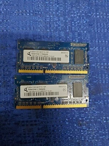 Lot of 2 Qimonda 1GB 2Rx16 PC3-8500S-7-10-A1 , IMSH1GS14A1F1C-10F , B5E83703 - Picture 1 of 2