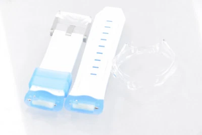 Banda Techno Marine de silicona azul claro 23 mm 8,5" para hombre nueva sin etiquetas  Foto 1 de 2