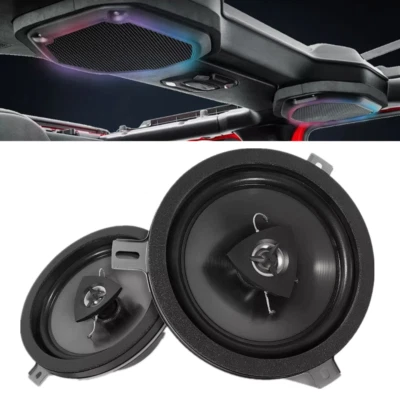 Paquete de 2 actualizaciones de altavoces Kicker para Jeep Wrangler JK JKU 2007-2018 77KICK10 6,5 pulgadas Foto 1 de 4