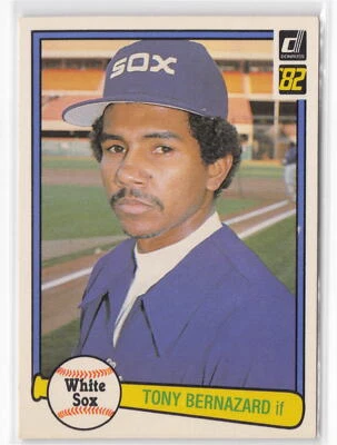 Tony Bernazard #143 1982 Donruss Chicago White Sox - Image 1 of 2