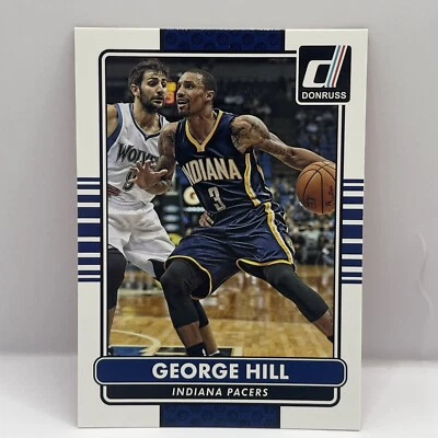 2014-15 Panini Donruss Basketball George Hill Base #72 Indiana Pacers - Image 1 of 2