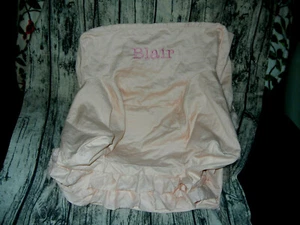 NEW Pottery Barn Kids Anywhere Chair COVER ONLY Pink Ruffle ** Blair ** - Picture 1 of 5